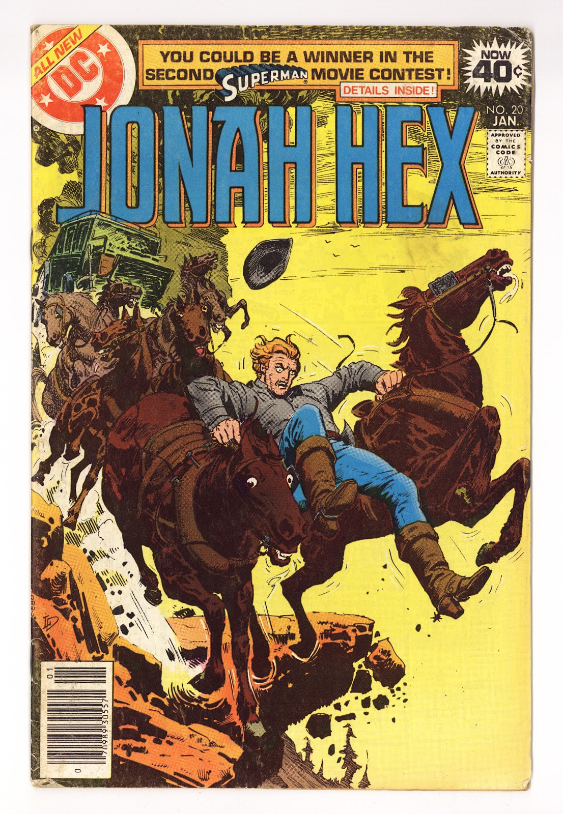 Jonah Hex Vol 1 20  Very Low Grade   (1979)     