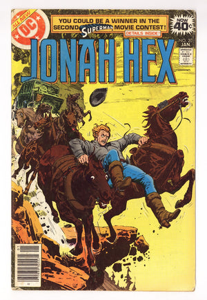 Jonah Hex Vol 1 20  Very Low Grade   (1979)