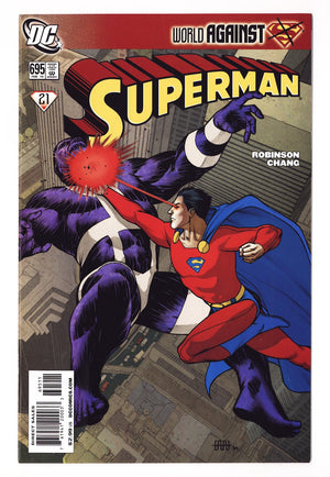 Superman Vol 1 695  High Grade   (2010)   Direct Sales