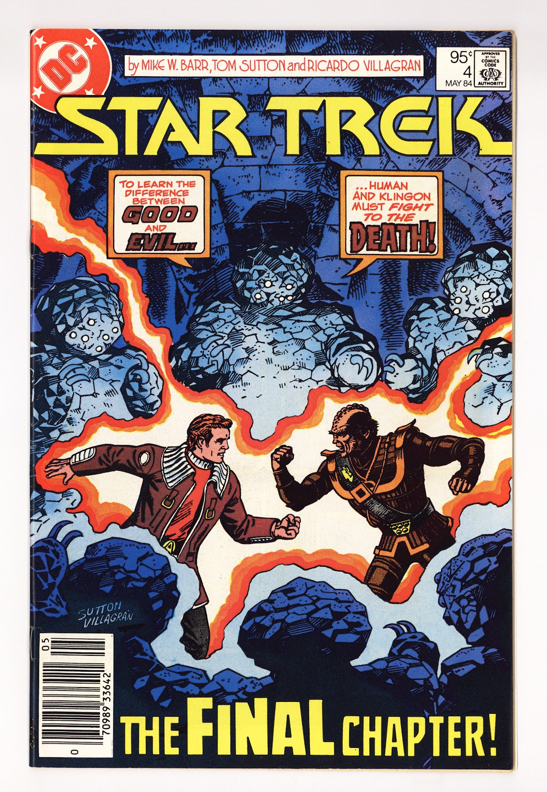Star Trek Vol 1 4  Mid Grade   (1984)   Canadian