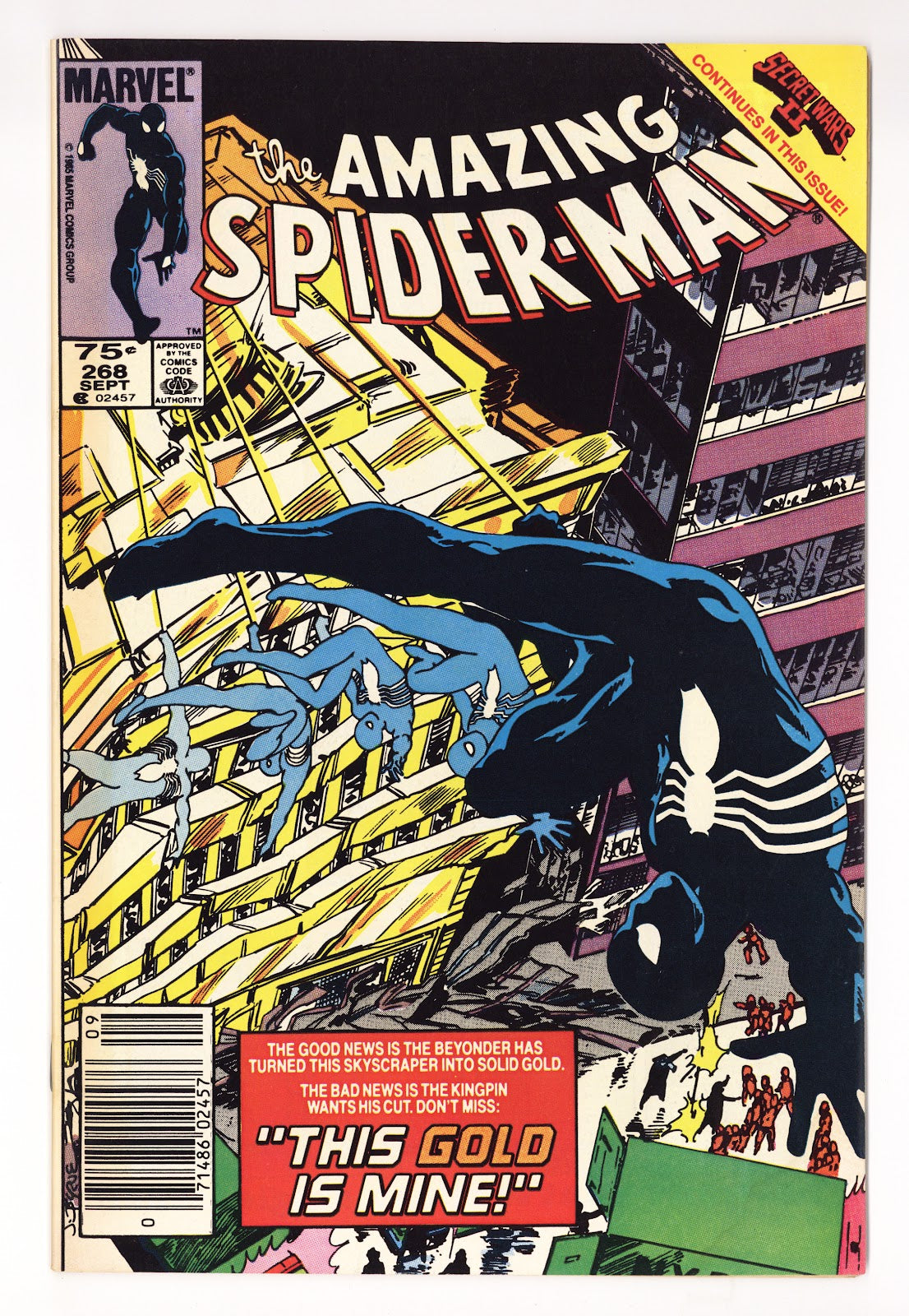The Amazing Spider-Man Vol 1 268  Low Grade   (1985) Canadian   Canadian Price Variant