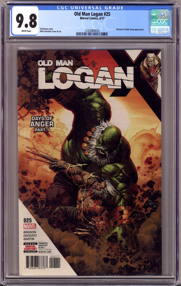 Old Man Logan Vol 2 25 CGC 9.8 (NM/M) (2017)