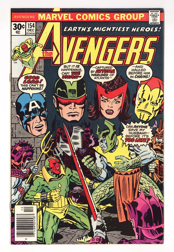 The Avengers Vol 1 154  VF- (7.5)   (1976)