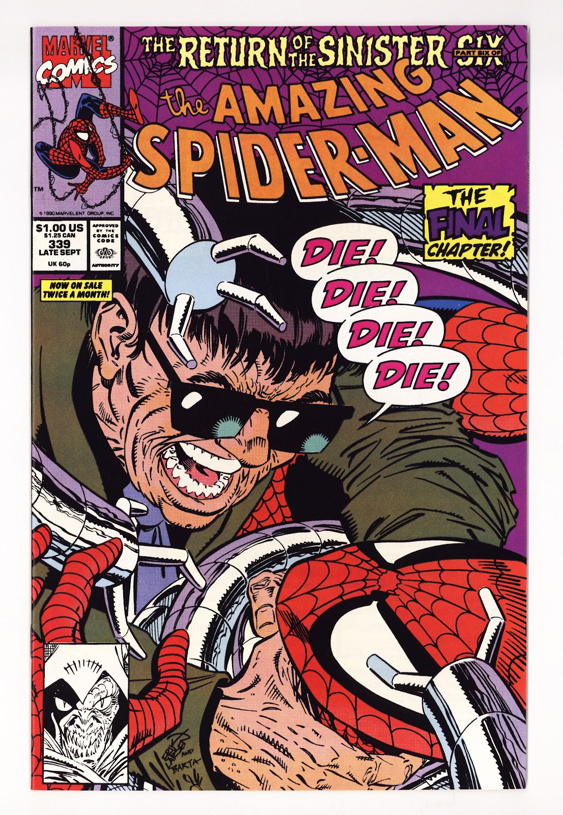 The Amazing Spider-Man Vol 1 339  VF (8.0)   (1990)
