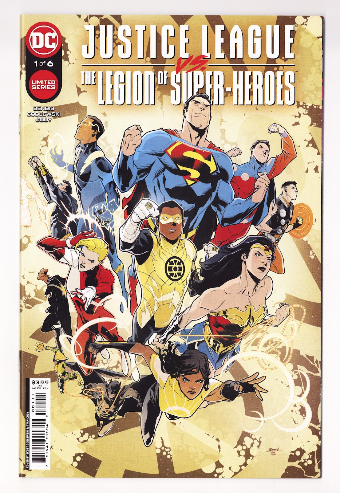 Justice League vs. the Legion of Super-Heroes 1 High Grade (2022) 