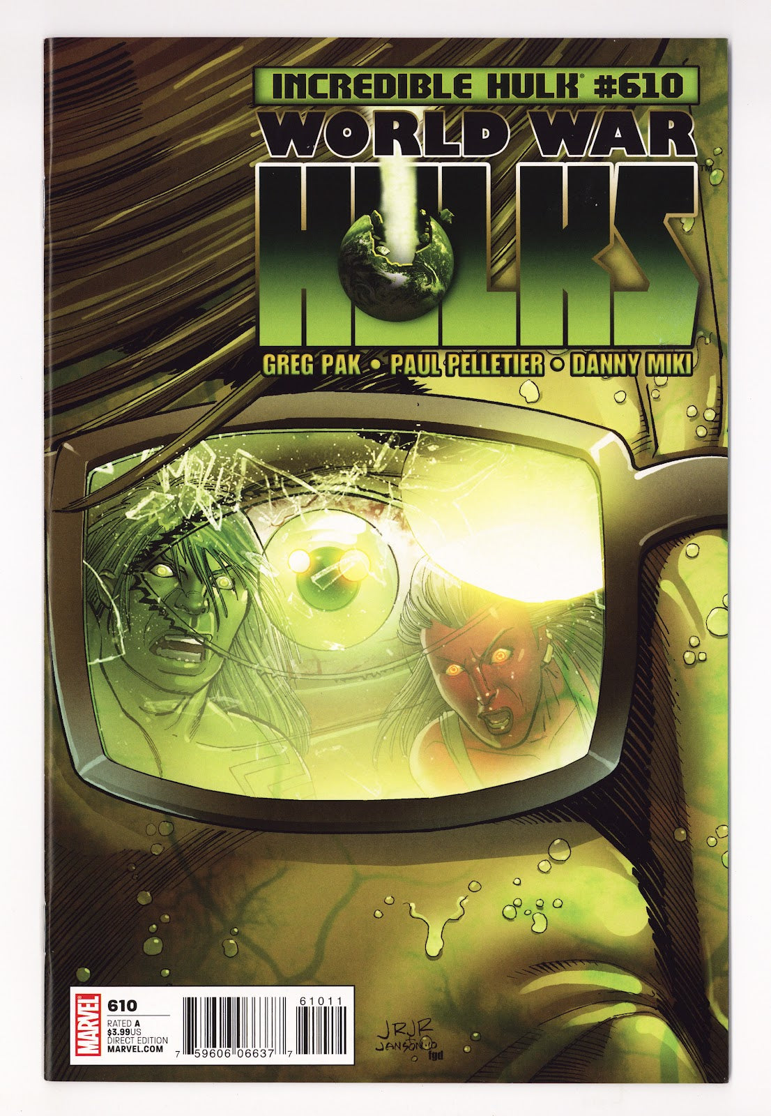 Incredible Hulk Vol 1 610  High Grade   (2010)     