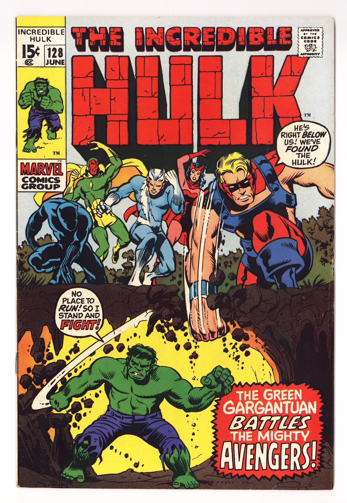 The Incredible Hulk Vol 1 128  FN (6.0)   (1970)     