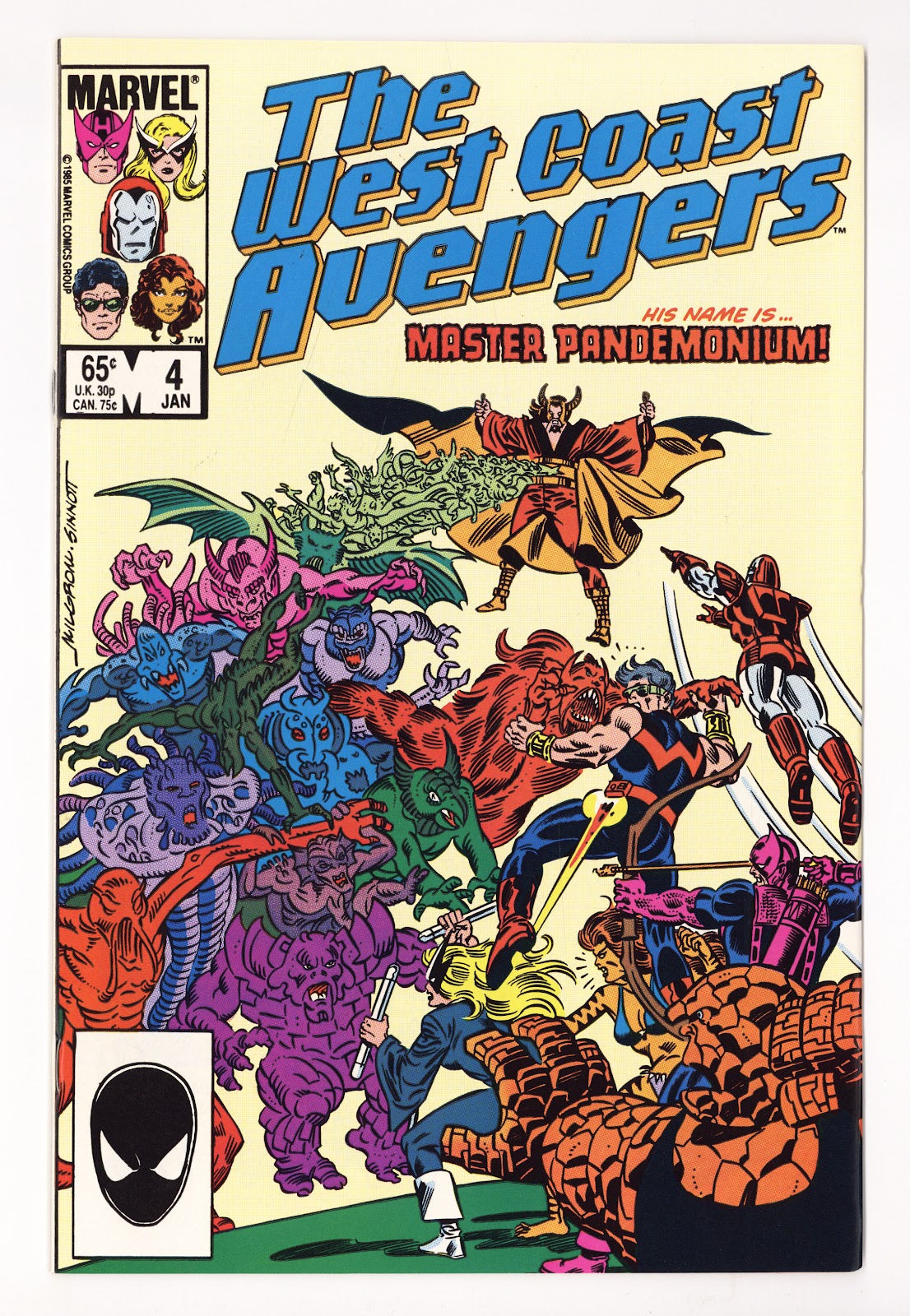 West Coast Avengers Vol 2 4  High Grade   (1986)   Direct  