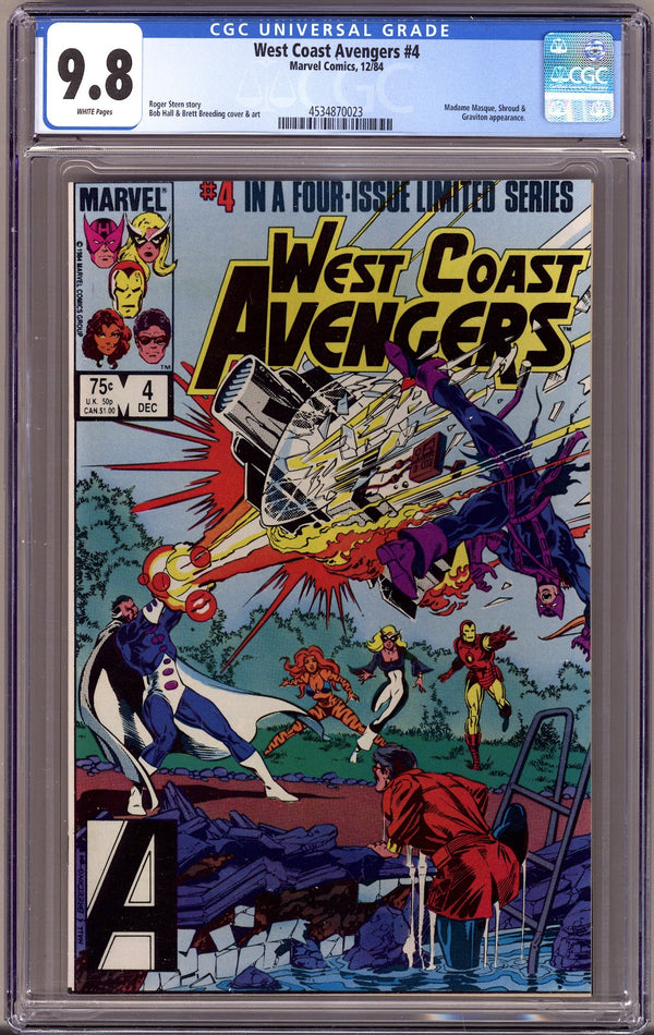 West Coast Avengers Vol 1 4 CGC 9.8 (NM/M)   (1984)
