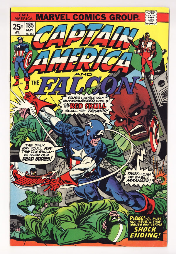 Captain America Vol 1 185 Mid Grade (1975)