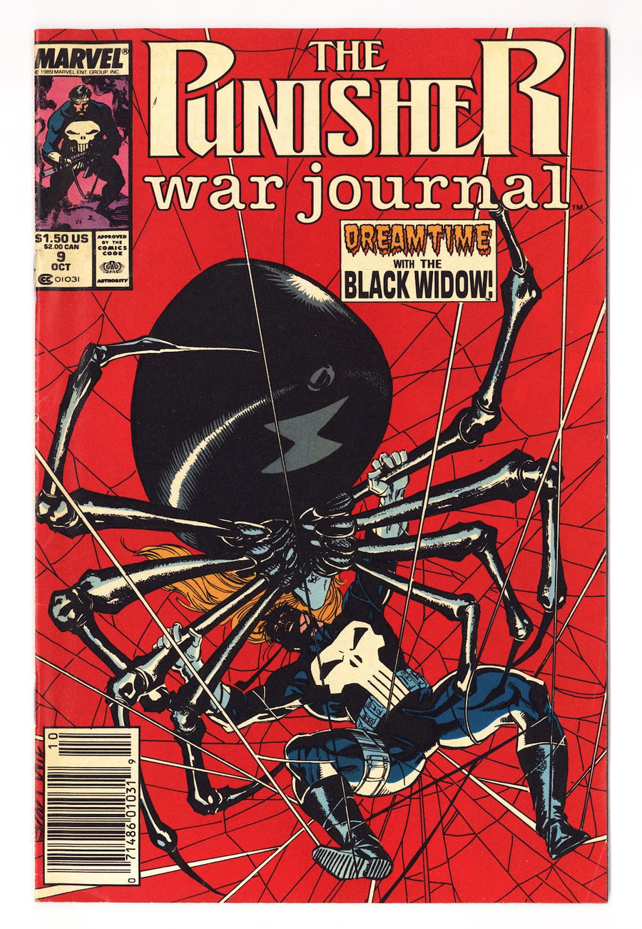 The Punisher War Journal Vol 1 9  Low Grade   (1989)   Newsstand