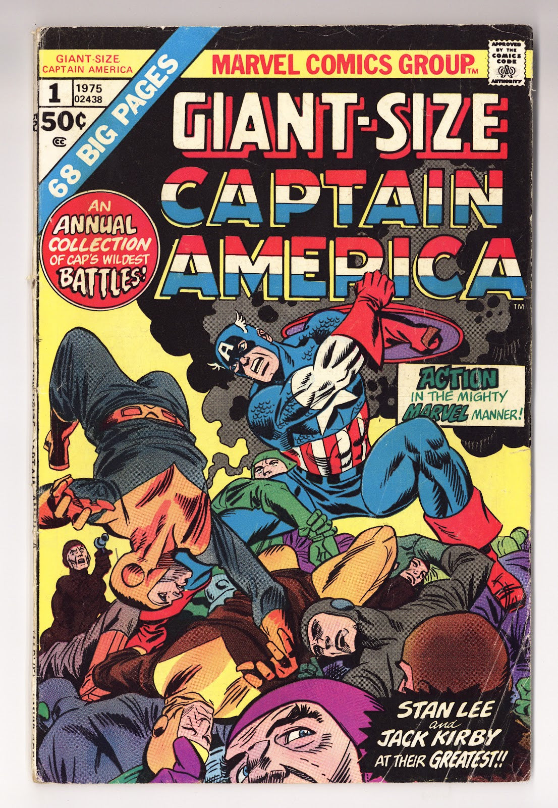 Giant-Size Captain America Vol 1 1  VG+ (4.5)   (1975)     