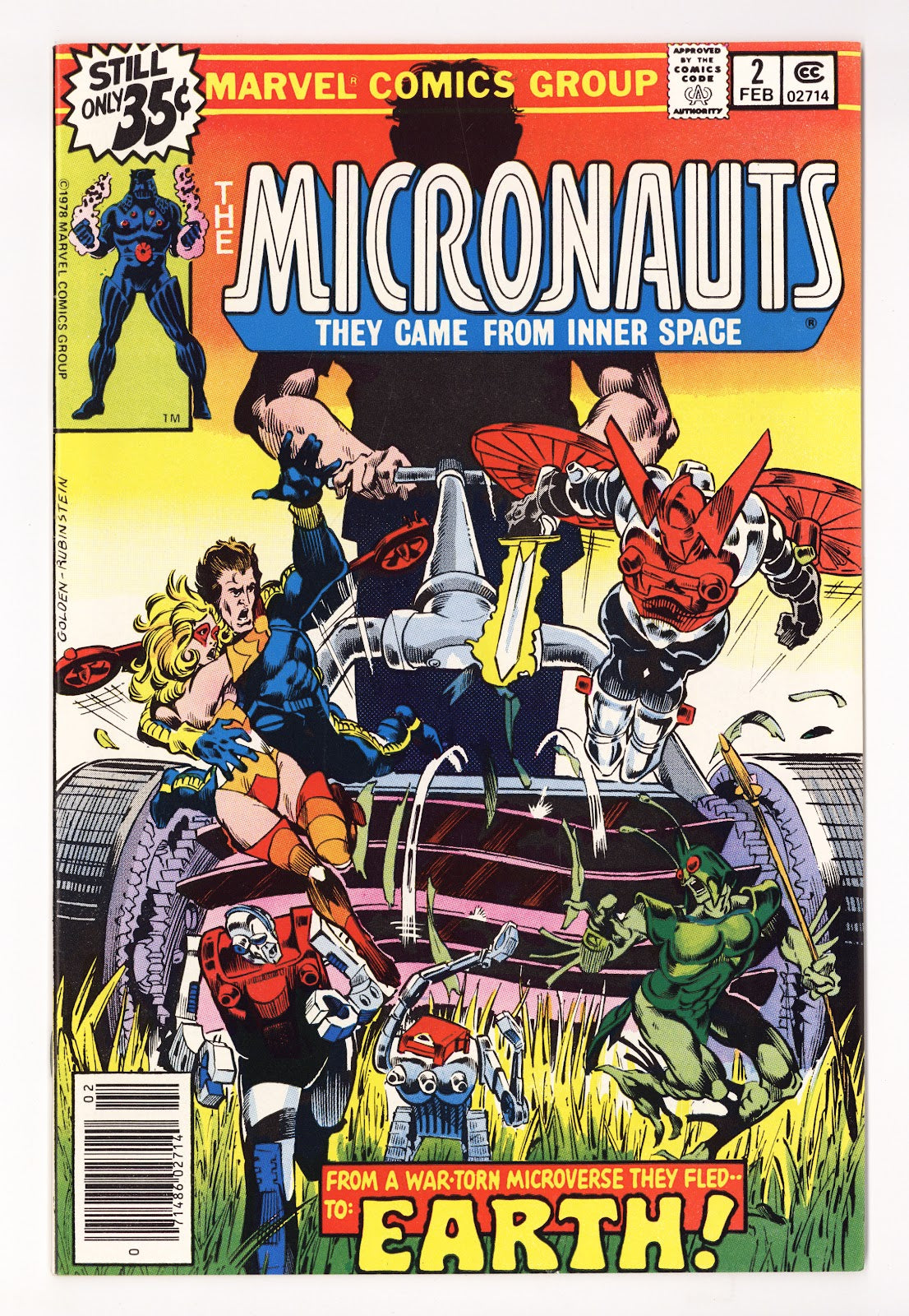 Micronauts Vol 1 2  High Grade   (1979)     