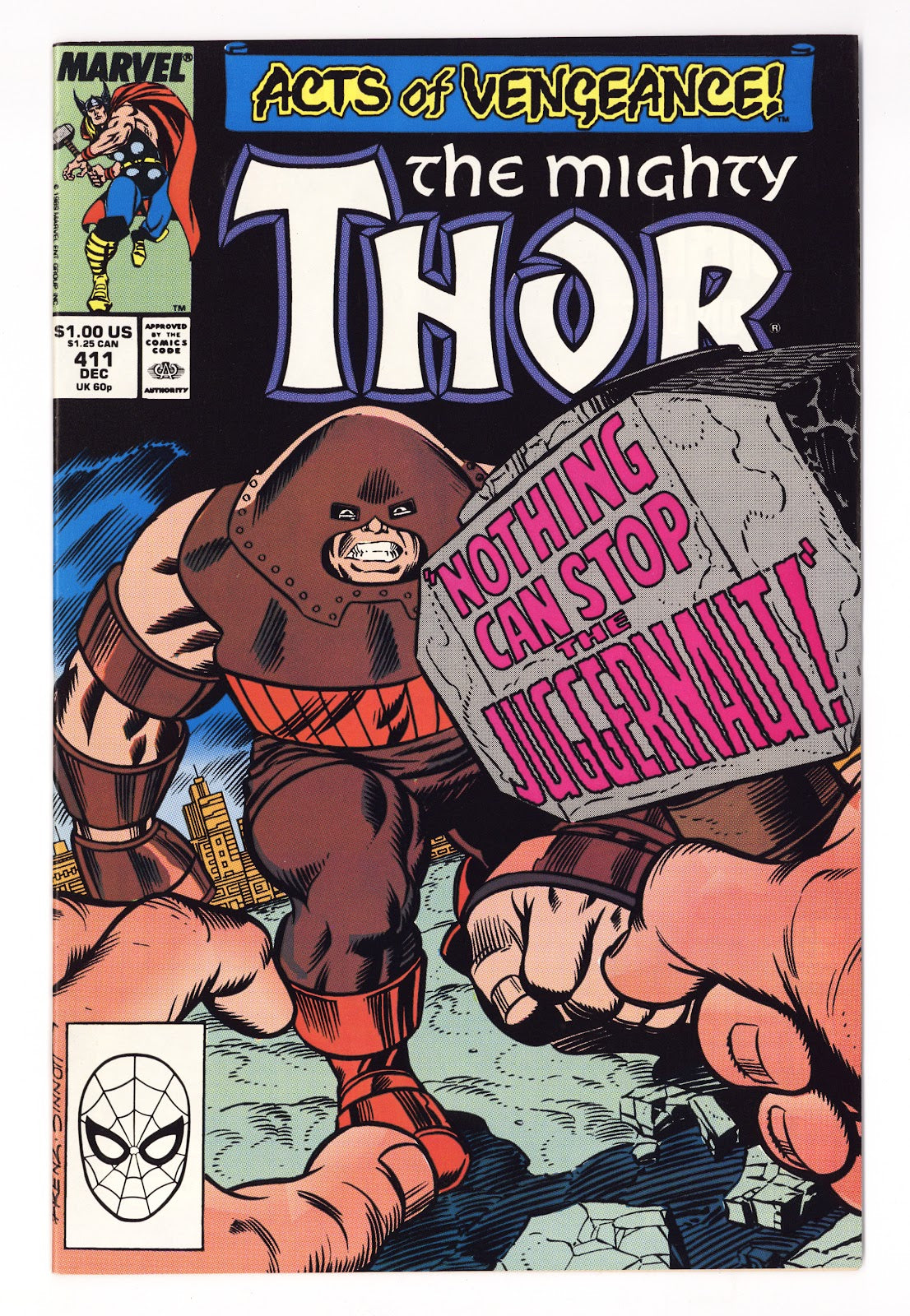 Thor Vol 1 411 VF/NM (9.0) (1989) 