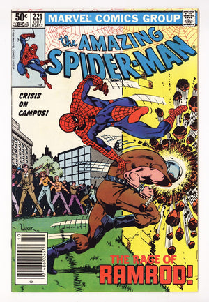 The Amazing Spider-Man Vol 1 221 VF (8.0) (1981) Newsstand