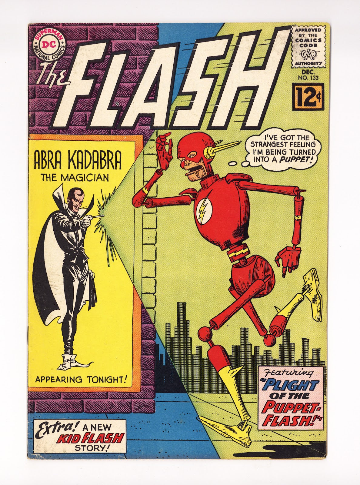 The Flash Vol 1 133  FN (6.0)   (1962)     