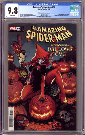 The Amazing Spider-Man Vol 6 14 (908) CGC 9.8 (NM/M)   (2023) McGuinness   Variant