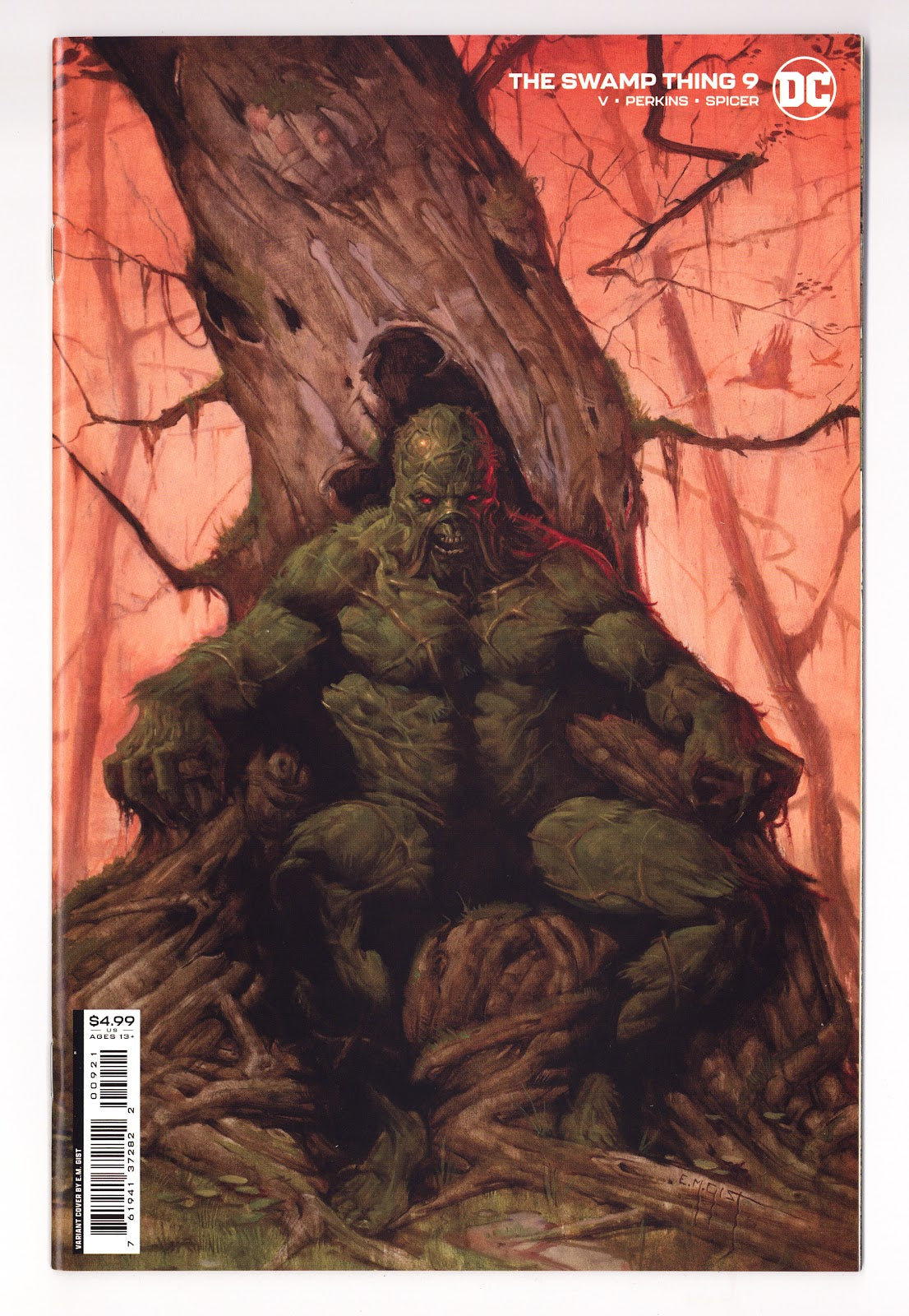 The Swamp Thing Vol 1 9 High Grade (2022) Gist Variant 