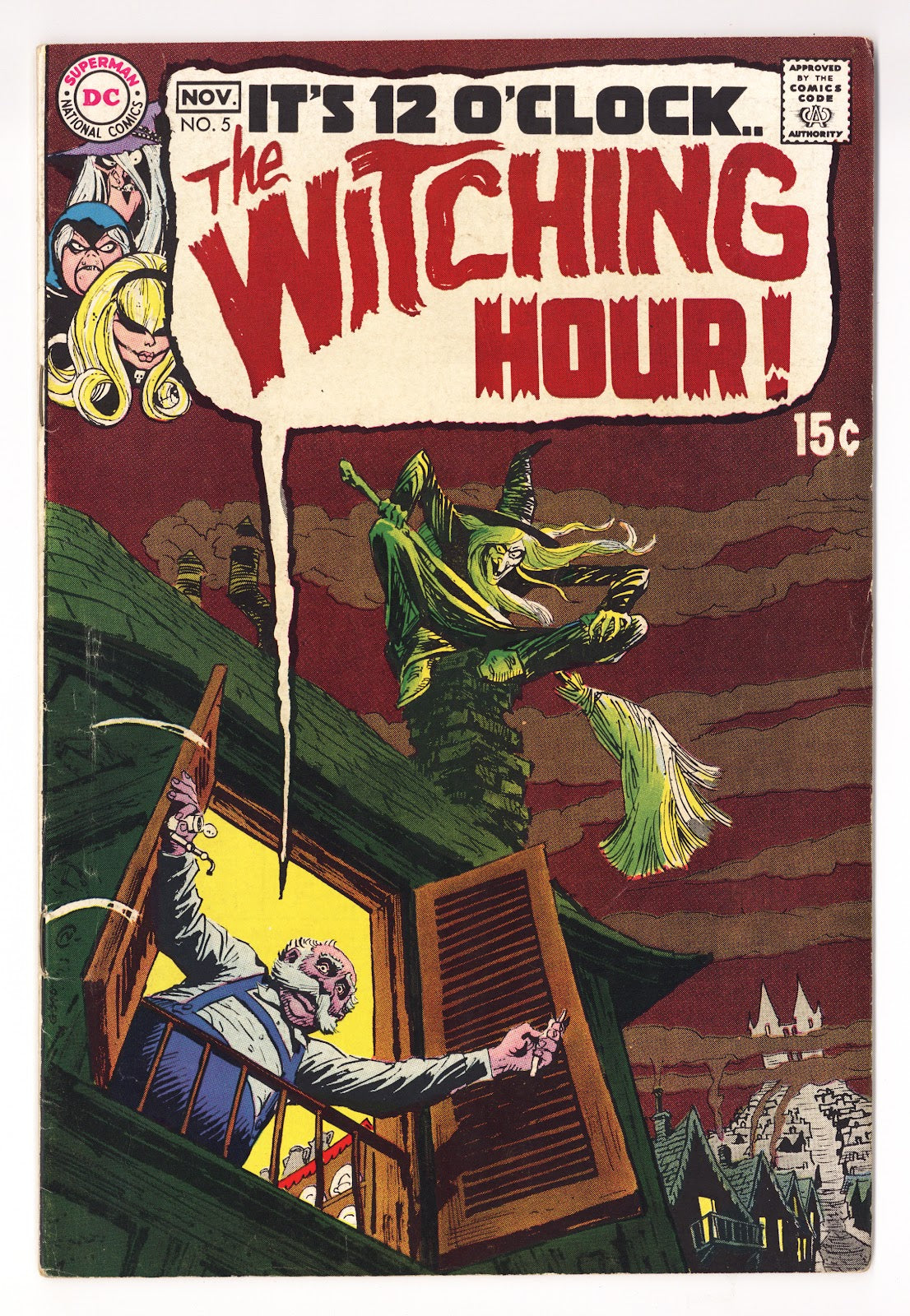 The Witching Hour Vol 1 5  FN- (5.5)   (1969)