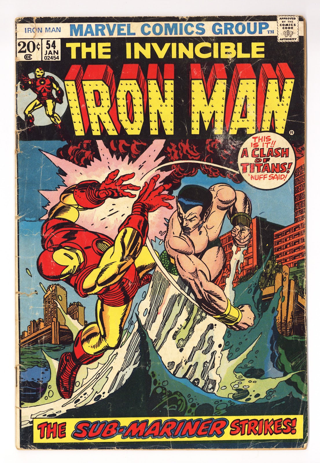 Iron Man Vol 1 54  GD+ (2.5)   (1973)     