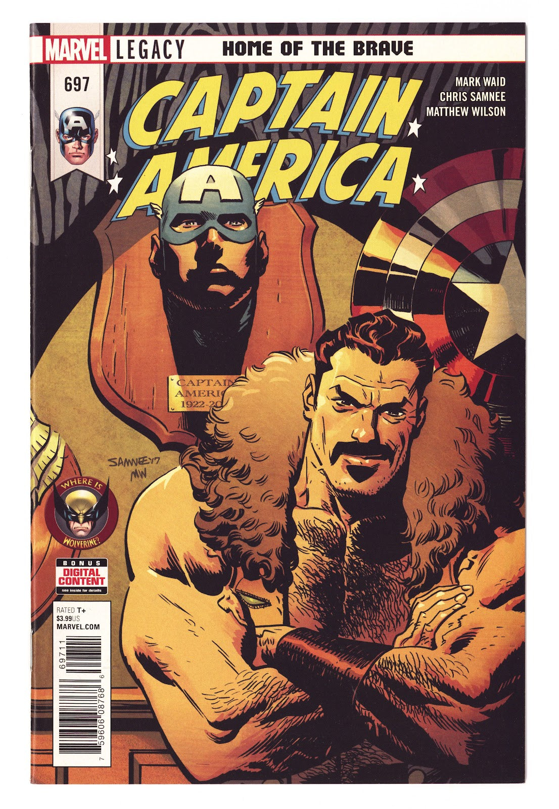 Captain America Vol 1 697  High Grade   (2018)