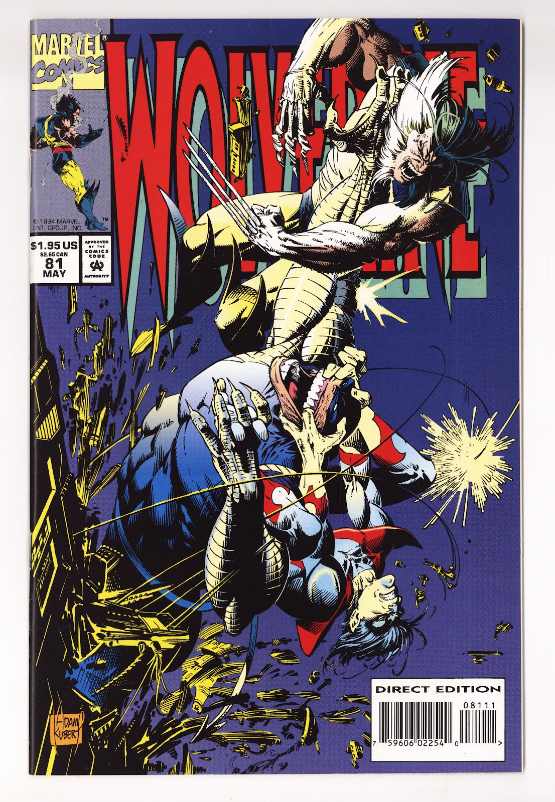 Wolverine Vol 2 81  High Grade   (1994)     