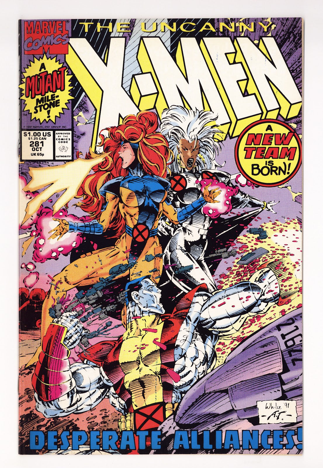 The Uncanny X-Men Vol 1 281  High Grade   (1991)     