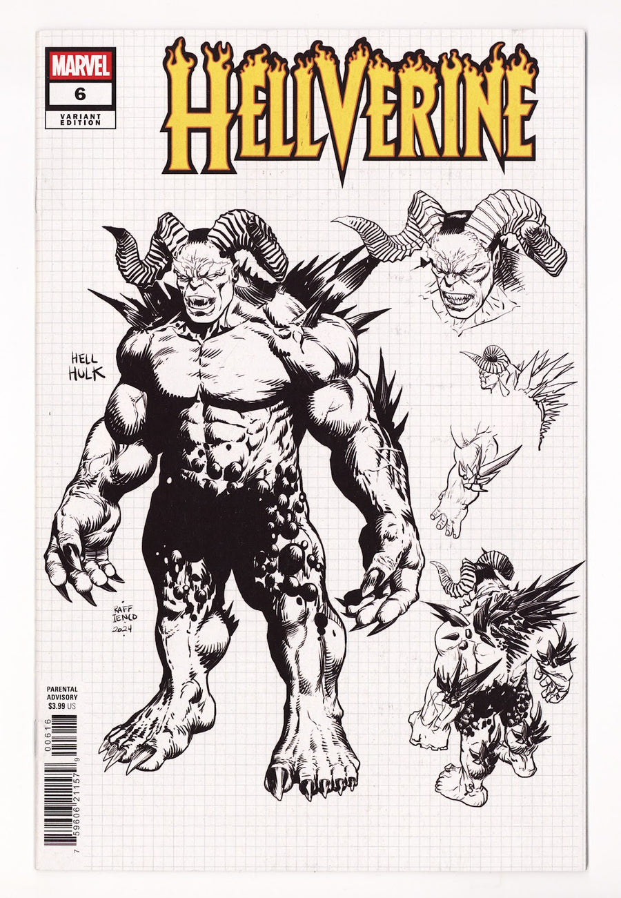 Hellverine Vol 2 6 NM- (9.2) (2025) Ienco Incentive Variant 