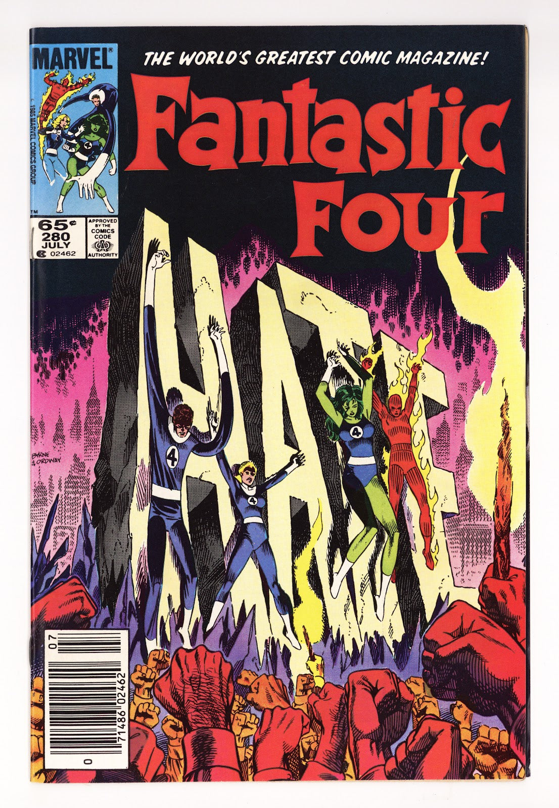 Fantastic Four Vol 1 280 High Grade (1985) Newsstand 