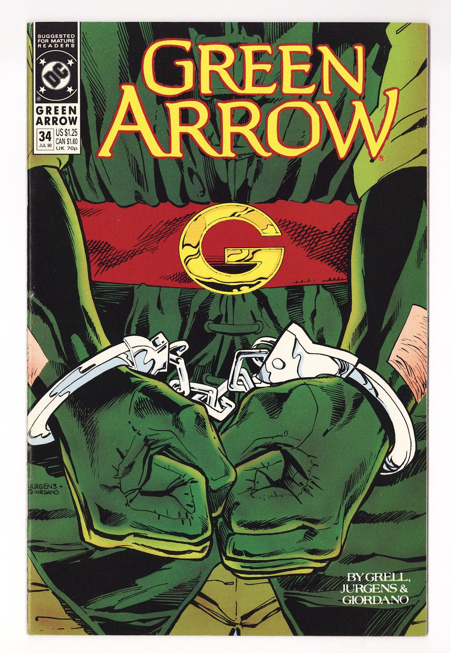 Green Arrow Vol 2 34  High Grade   (1990)