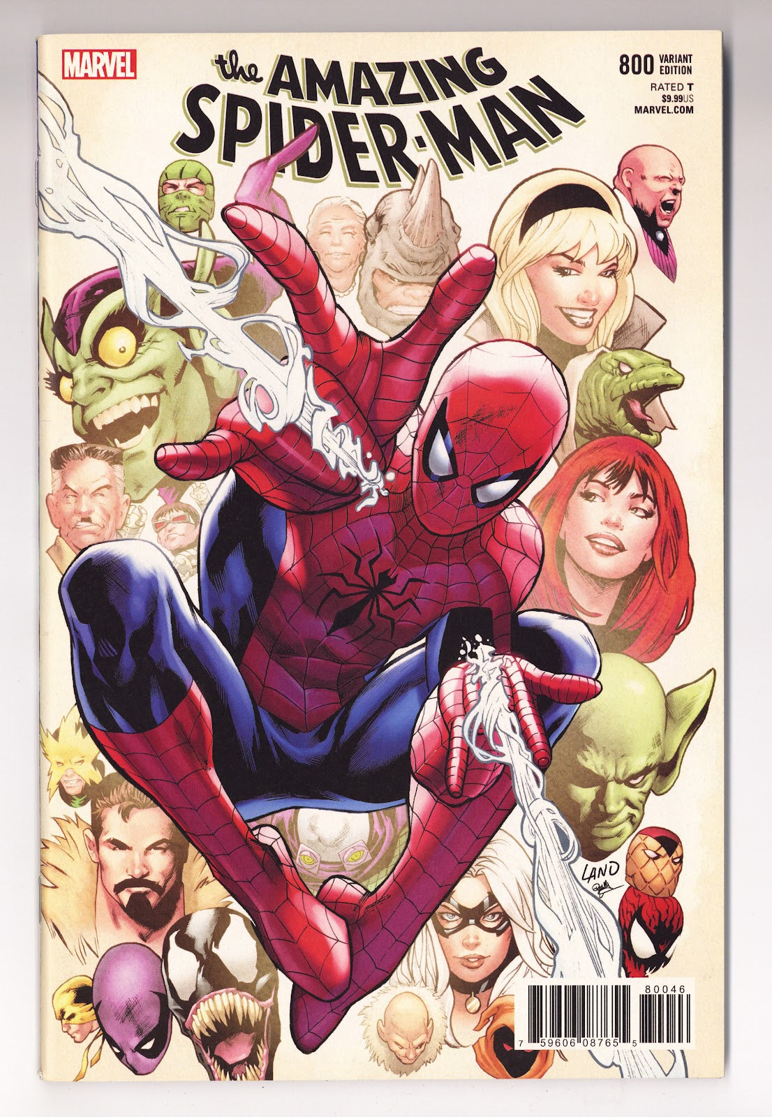 Amazing Spider-Man Vol 4 800 High Grade (2018) Land Variant 