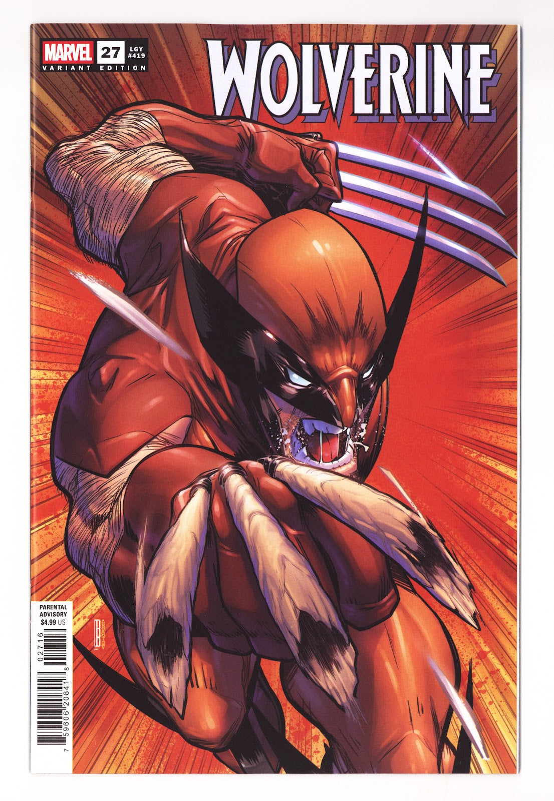 Wolverine Vol 7 27 Baldeon Incentive NM- (9.2) NM- (9.2) (2026)