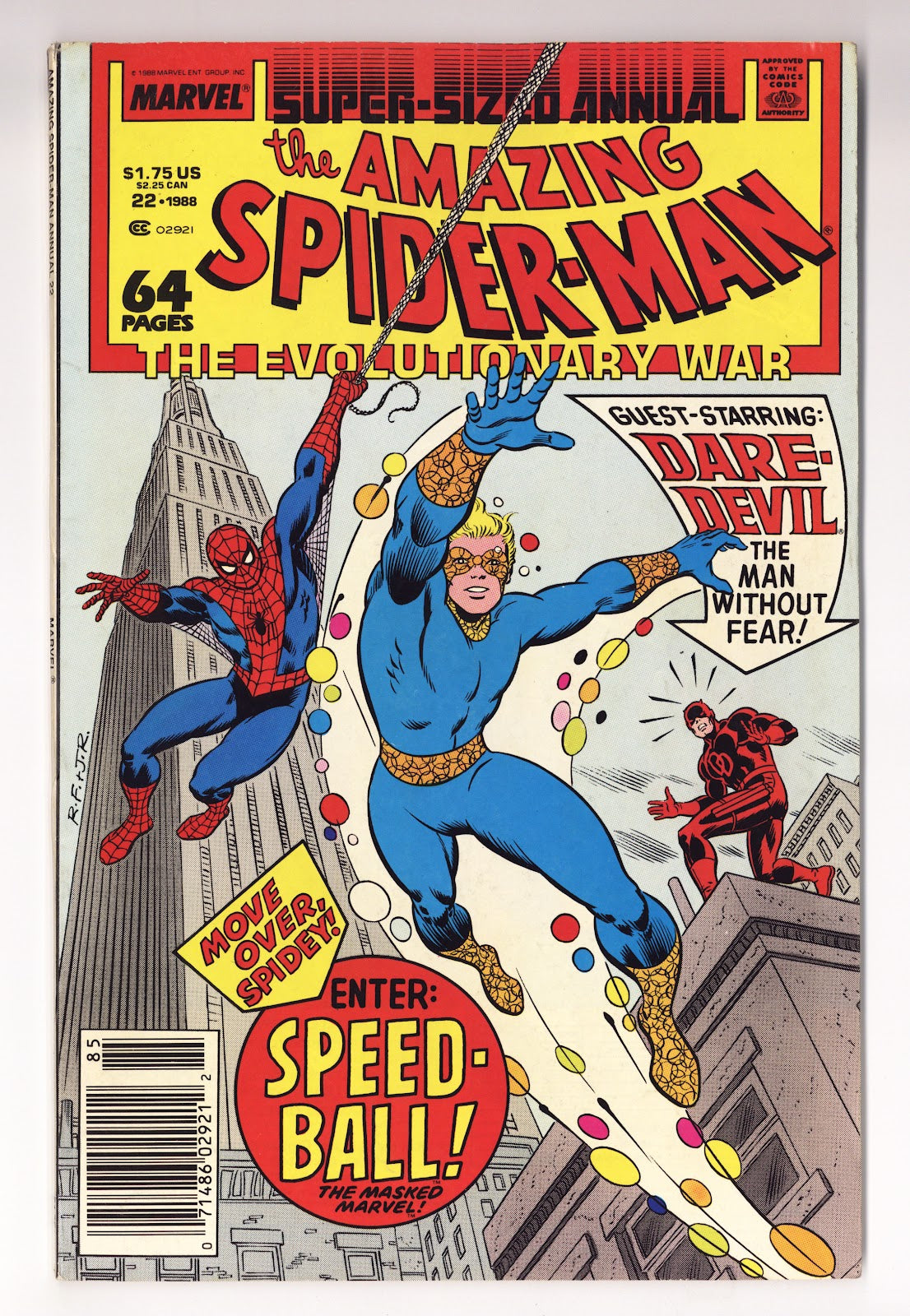 The Amazing Spider-Man Annual Vol 1 22  Mid Grade   (1988)   Newsstand