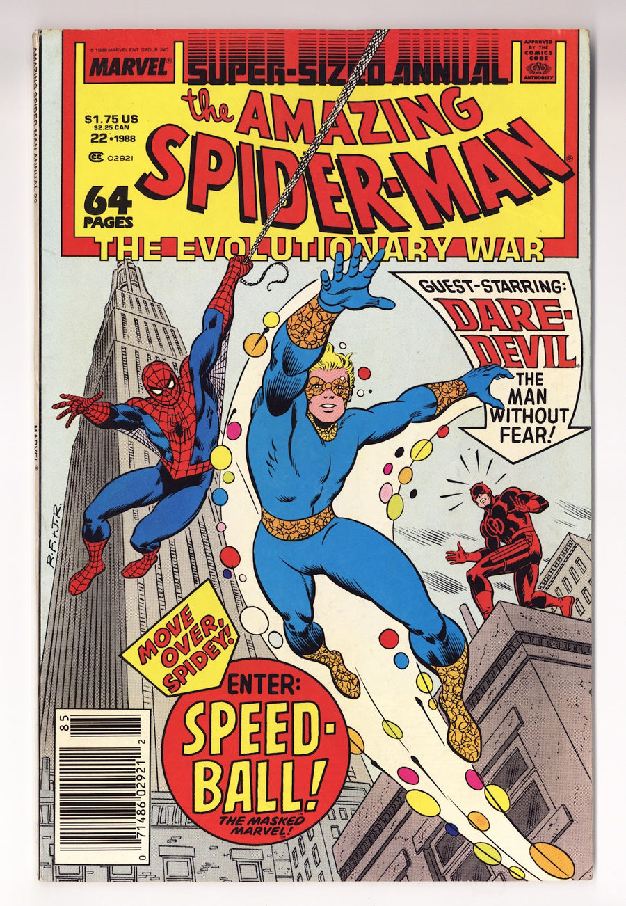 The Amazing Spider-Man Annual Vol 1 22  Mid Grade   (1988)   Newsstand