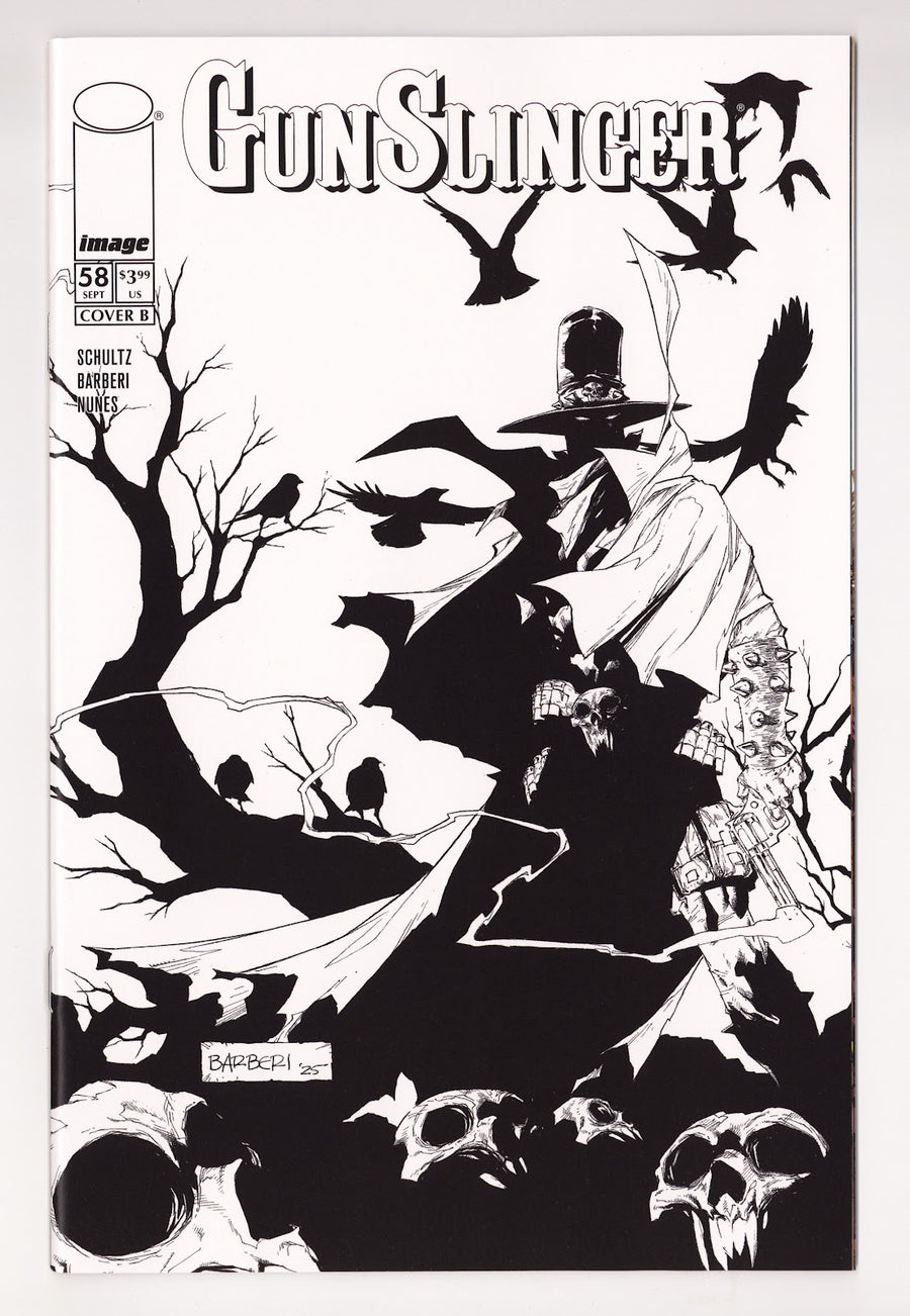 Gunslinger Spawn  58 Barberi  B&W Variant   (2026)