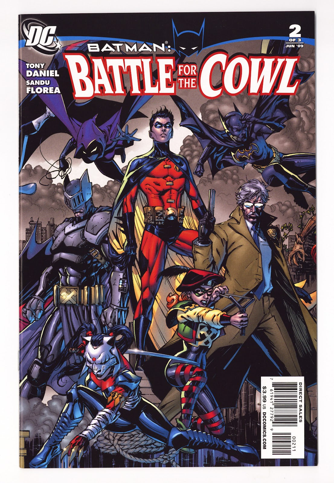 Batman: Battle for the Cowl   2  High Grade   (2009) Group   Tony S. Daniel Group Cover  