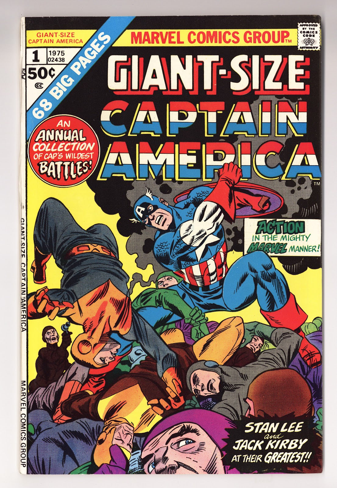 Giant-Size Captain America Vol 1 1  VF+ (8.5)   (1975)     