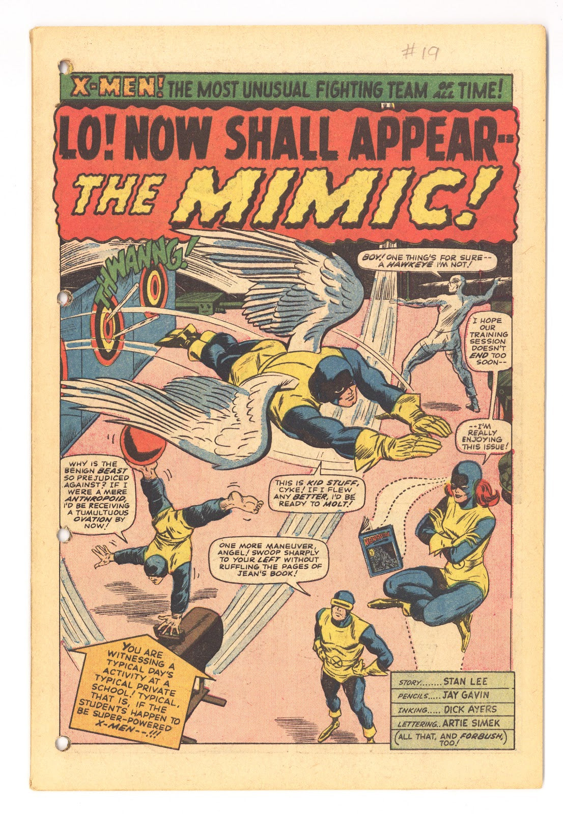 The X-Men Vol 1 19 Coverless (1966) 