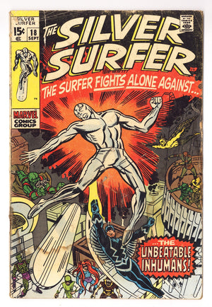The Silver Surfer Vol 1 18 GD+ (2.5) (1970)