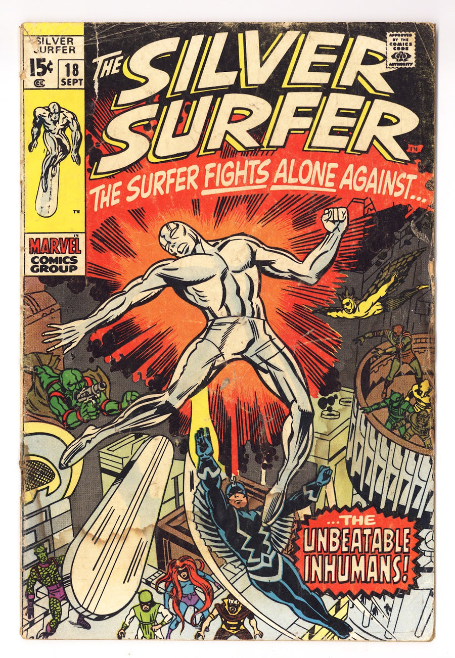 The Silver Surfer Vol 1 18 GD+ (2.5) (1970)  