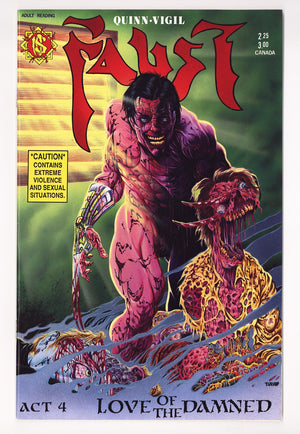 Faust Vol 1 4 High Grade (1989) 2nd Print