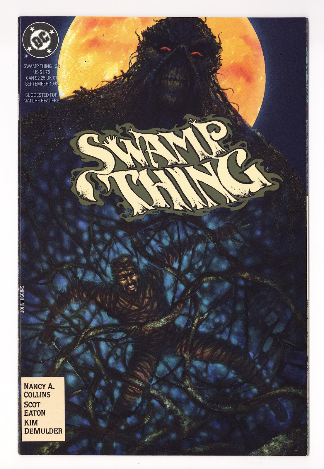 Swamp Thing Vol 2 123  High Grade   (1992)