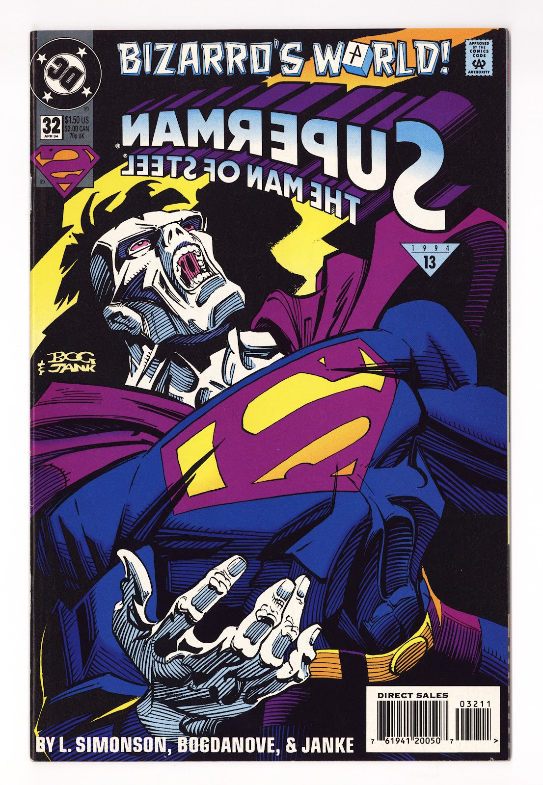 Superman: The Man of Steel 32 High Grade (1994) Sales 