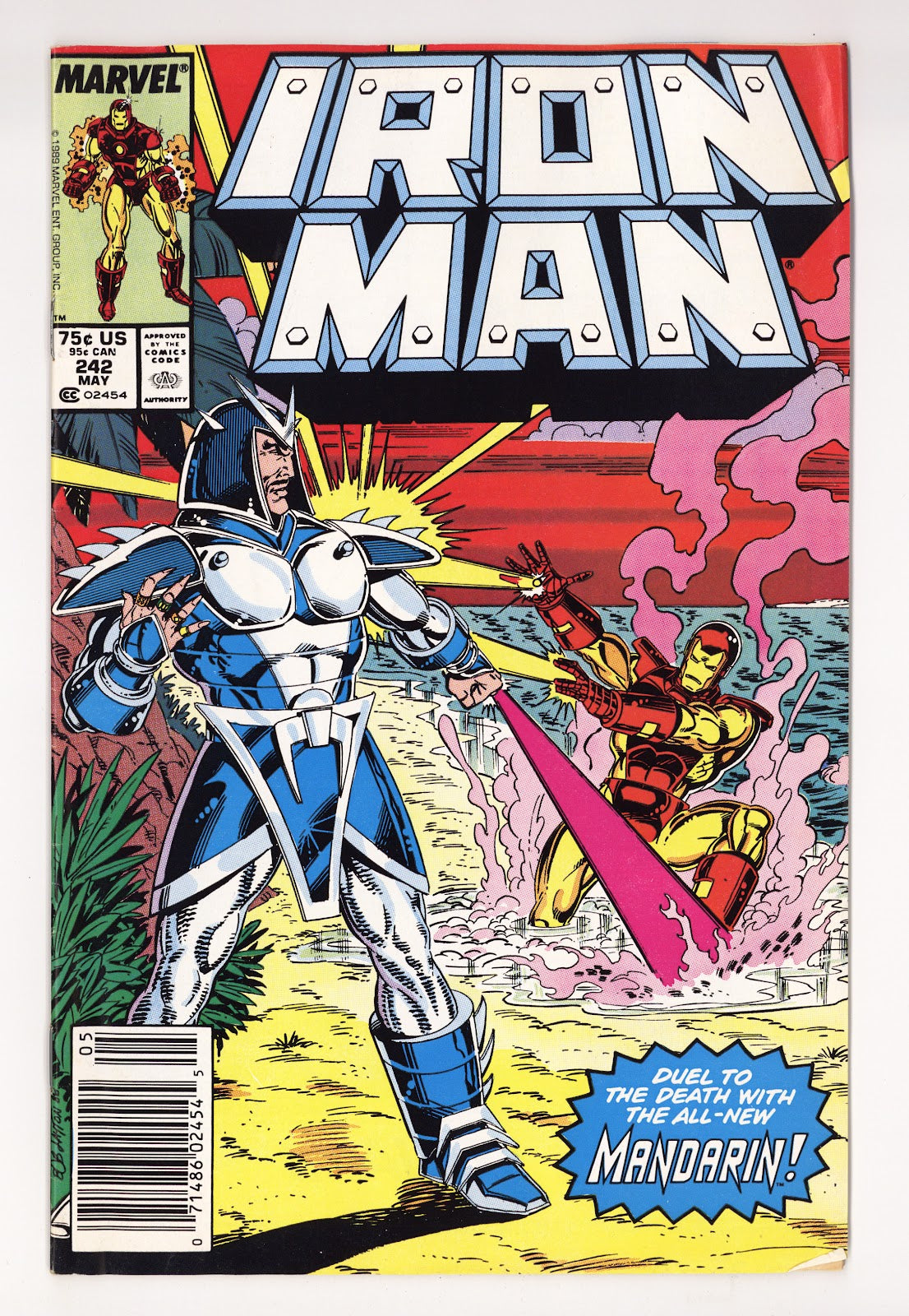 Iron Man Vol 1 242  Mid Grade   (1989)   Newsstand