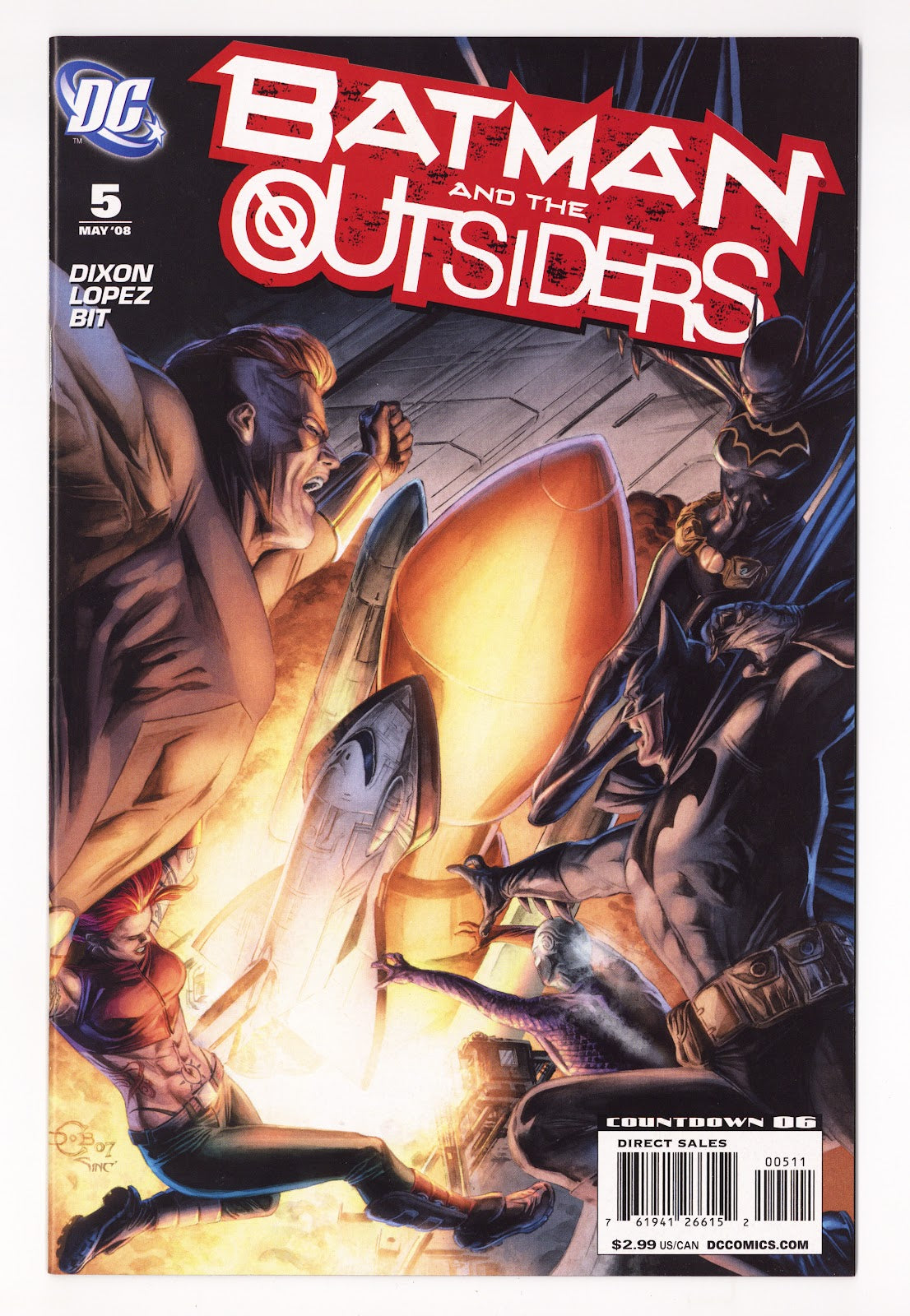 Batman and the Outsiders Vol 1 5  High Grade   (2008)     