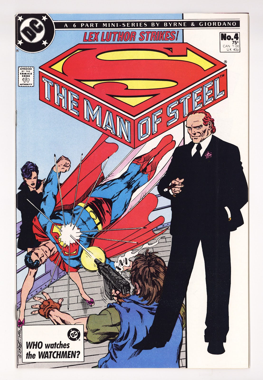 The Man of Steel Vol 1 4 High Grade (1986) 