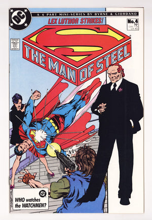 The Man of Steel Vol 1 4 High Grade (1986)