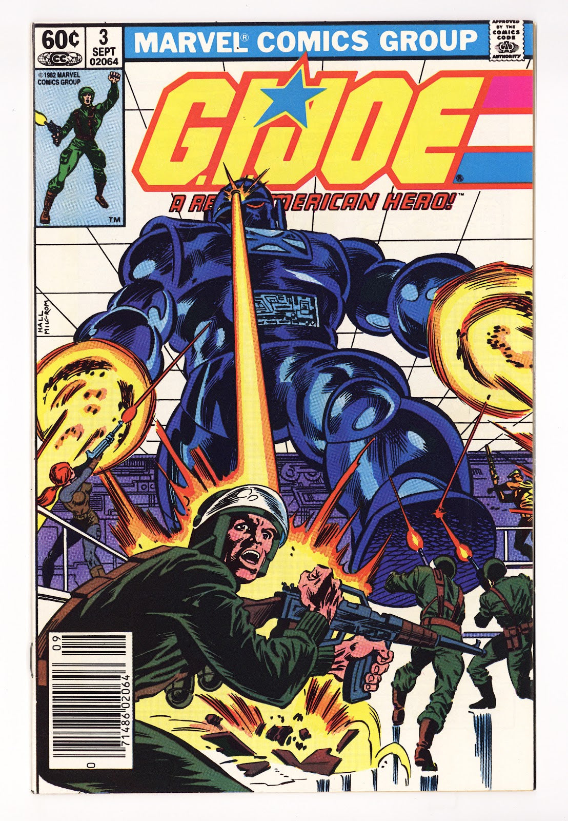 G.I. Joe, A Real American Hero 3 FN/VF (7.0) (1982) Newsstand 