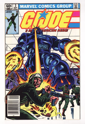 G.I. Joe, A Real American Hero 3 FN/VF (7.0) (1982) Newsstand