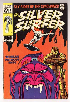 The Silver Surfer Vol 1 6  FN (6.0)   (1969)